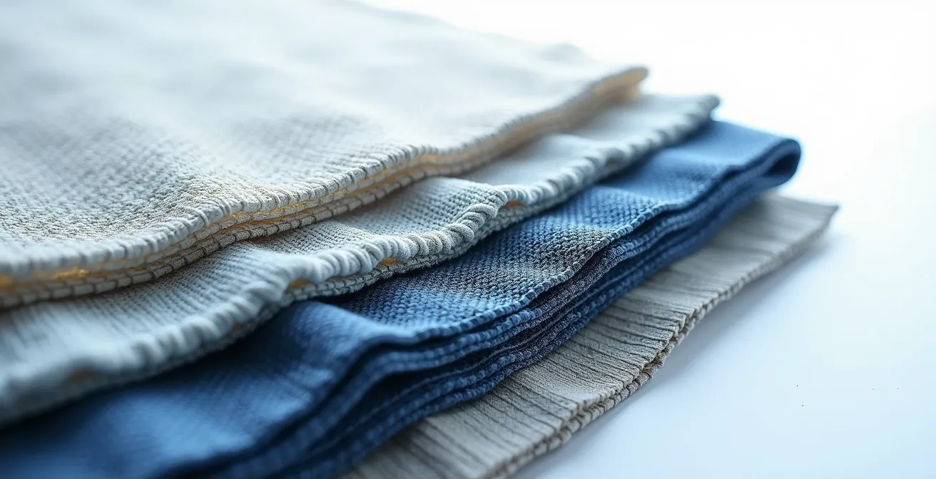 Vue en coupe des différentes constructions de membranes Gore-Tex