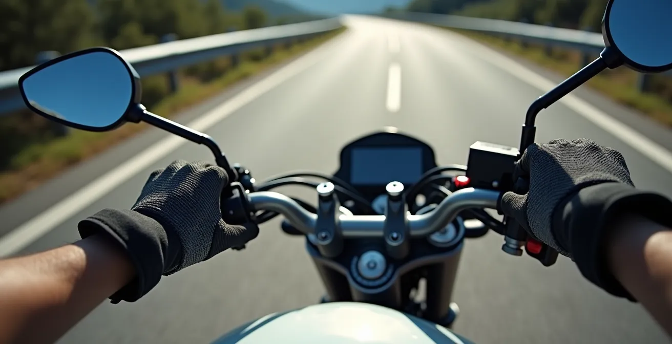 Technique de freinage pulsé en descente de montagne